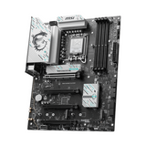 Msi B860 Gaming Plus WiFi Motherboard, LGA 1851 Socket, ATX Form Factor, DDR5 Ram, PCIe 5.0, Intel Killer BE1750x Wi-Fi 7 & Bluetooth 5.4, Thunderbolt4 Port, USB 10 GBps, Intel Killer E5000 5 GBps LAN, EZ M.2 Shield Frozr II, 1 Year Warranty |
