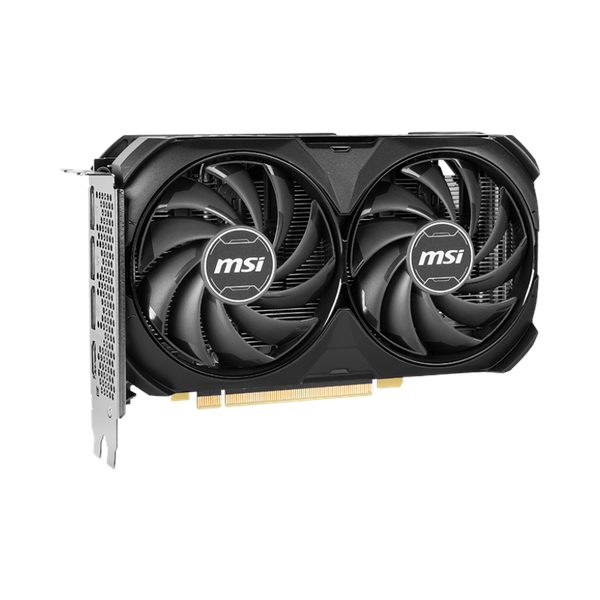Msi GeForce RTX 4060 Ti VENTUS 2X OC Edition Graphics Card, GDDR6 8 GB 128-bit Memory, HDMI 2.1a & DP 1.4a Outputs, PCI Express 4.0, 2565 MHz OC Boost Clock, 18  GBps Memory Clock, Black, 1 Year Warranty | 912-V515-024