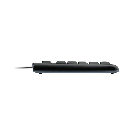 Logitech MK120 Corded Keyboard & Mouse Combo, 100% Keyboard Layout, Spill-resistant design, Deep profile key type, Full Size Ambidextrous Mouse, 1000 DPI Optical Tracking Sensor, Black, 1 Year Warranty | 920-002586