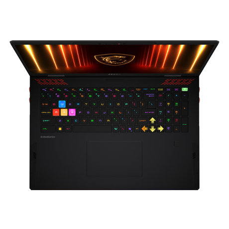 MSI Raider 18 HX AI A2XWJG Intel Core Ultra 9 285HX Processor, 64 GB RAM, 2TB SSD, 24 GB-NVIDIA RTX 5090, 18" UHD IPS Display, Window 11 Home, English & Arabic Keybaord, Titan Gaming Backpack, 2 Year Warranty | 9S7-182462-058