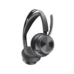 POLY Voyager Focus 2 Microsoft Teams Certified USB-C-C Headset +USB-C/A Adapter +Charging Stand | 9T9J6AA