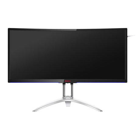 AOC AGON AG352QCX 35" Curved UltraWide Gaming Monitor, (2560x1080) Resolution, 200Hz, 4ms, FreeSync Premium, HDMI, DP, DVI & VGA, Height/Tilt/Swivel Adjustable Stand, Black & Silver, 1 Year Warranty | AG352QCX