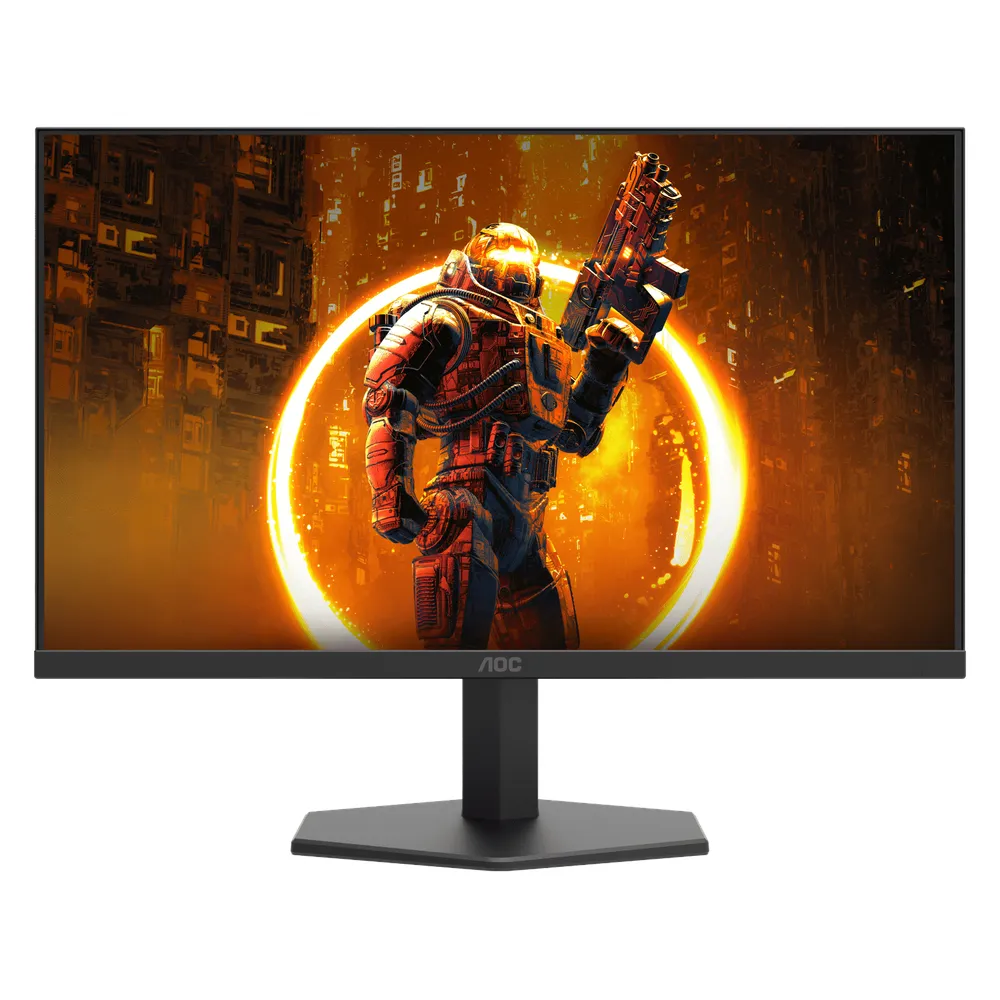 AOC 24G11ZE Gaming Monitor, 24" FHD (1920 x 1080) Resolution, 240Hz, Anti-glare, 1ms (GTG) Response Time, HDMI, DisplayPort, Tilt Adjustable Stand, Black & Red, 1 Year Warranty | 24G11ZE