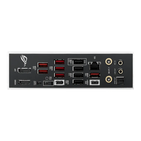 Asus ROG STRIX B850-E WIFI Gaming Motherboard, AM5 Socket, ATX Form Factor, DDR5 Ram, PCIe 5.0, USB 40Gbps, HDMI, DP, Wi-Fi 7, Bluetooth, Realtek 5Gb Ethernet, AI Cache Boost, Aura Sync, 1 Year Warranty | 90MB1J60-M0EAY0