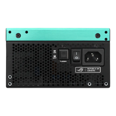 Asus ROG Thor Platinum III Hatsune Miku Edition Power Supply, 1200W, Fully Modular, ATX Form Factor, Magnetic OLED Display, Etched Modular Cables, 1 Year Warranty | 90YE00V6-B0NA00