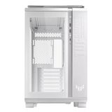 Asus TUF Gaming GT502 ATX Tower PC Case, Front & Left Tempered Glass Panels, Dual Chamber Chassis, Panoramic View, Removeable Dust Filters, Tool-Free Side Panels, 400mm GPU Support, USB 3.2 Gen 2, White, 1 Year Warranty | 90DC0090-B09010