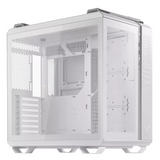 Asus TUF Gaming GT502 ATX Tower PC Case, Front & Left Tempered Glass Panels, Dual Chamber Chassis, Panoramic View, Removeable Dust Filters, Tool-Free Side Panels, 400mm GPU Support, USB 3.2 Gen 2, White, 1 Year Warranty | 90DC0090-B09010