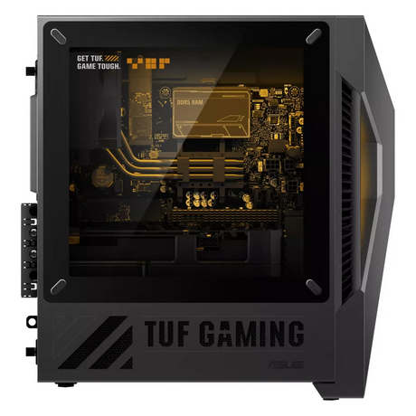 Asus TUF Gaming T500MV Tower Gaming PC, Intel Core i5-13420H Processor, 16GB RAM, 512GB SSD, Windows 11 Home, 6GB NVIDIA GeForce RTX 3050 Graphics, Mini Tower Form Factor, 330W (80+ Platinum) Power Supply, 1 Year Warranty | T500MV-13420H421W