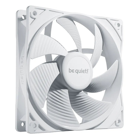 Be Quiet! Pure Wings 3 120mm PWM Case Fan, Rifle Bearing, 120mm Fan Size, 1600 rpm Fan Speed, Optimized Fan Blades, White, 1 Year Warranty | BL110