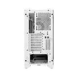 Corsair iCUE 4000D R GB AIRFLOW Mid-Tower ATX Case, Tempered Glass Side Window, 3 x AF120 R GB Elite Fans, 360mm GPU Support, USB 3.2 Gen 2, White, 1 Year Warranty | CC-9011241-WW