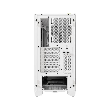 Corsair iCUE 4000D R GB AIRFLOW Mid-Tower ATX Case, Tempered Glass Side Window, 3 x AF120 R GB Elite Fans, 360mm GPU Support, USB 3.2 Gen 2, White, 1 Year Warranty | CC-9011241-WW