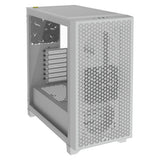 صندوق كمبيوتر Corsair 3000D AIRFLOW Mid-Tower ATX، نافذة جانبية من الزجاج المقسّى، مروحتان SP120، دعم لوحدة معالجة الرسوميات (GPU) بطول 360 مم، USB 3.2 الجيل الأول، أبيض، ضمان سنة واحدة | CC-9011252-WW