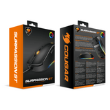 Cougar Surpassion ST Optical Wired R GB Gaming Mouse, 3200 DPI PixArt PMW3325 Optical Gaming sensor, 1000 Hz Polling Rate, Mechanical Gaming Switch, 6 x Buttons, Ergonomic, Right-Handed Design, Black, 1 Year Warranty | CGR-SURPASSION-ST