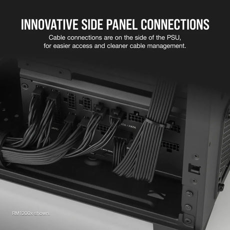 Corsair RM850x SHIFT 80 Plus Gold Power Supply, 850W, Fully Modular, ATX, Black, 1 Year Warranty | CP-9020252-UK