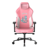 كرسي الألعاب DXRacer Craft Halo Cat Edition، أسطوانة رفع بالغاز من الفئة 4، دعم مدمج لأسفل الظهر ثنائي الأبعاد، قاعدة ألومنيوم، عجلات دوارة من البولي يوريثان مقاس 60 ملم، قابل للتعديل بالكامل، وردي، ضمان لمدة سنة | CRA-PR008-P-H1