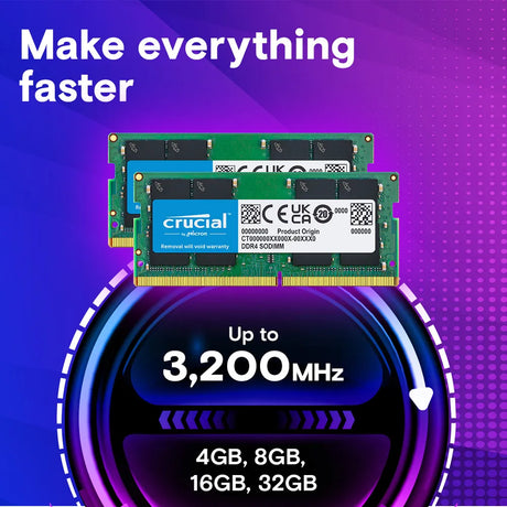 RAM DDR4 16 GB/3200 CRUCIAL | CT16G4DFRA32A