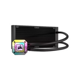 Corsair iCUE H100i Elite Capellix XT AIO RGB Liquid Cooler, 240mm Radiator, Supports Intel, AMD Sockets, Black, 1 Year Warranty | CW-9060068-WW
