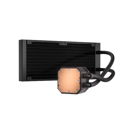 Corsair iCUE H100i Elite Capellix XT AIO RGB Liquid Cooler, 240mm Radiator, Supports Intel, AMD Sockets, Black, 1 Year Warranty | CW-9060068-WW