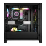 Corsair iCUE H100i Elite XT AIO RGB Liquid Cooler, 2.1" IPS LCD Display, 240mm Radiator, Supports Intel, AMD Sockets, Black, 1 Year Warranty | CW-9060074-WW