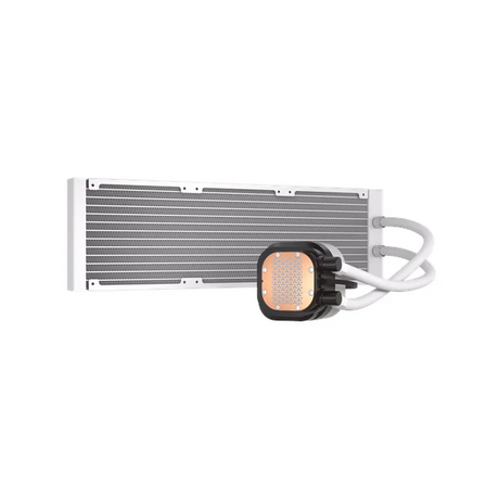 Corsair NAUTILUS 360 RS ARGB AIO Liquid Cooler, Supports Intel, AMD Sockets, White, 1 Year Warranty | CW-9060095-WW