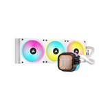 مبرد سائل Corsair iCUE Link H150i RGB AIO، رادياتير 360 مم، يدعم مقابس Intel و AMD، أبيض، ضمان سنة واحدة | CW-9061006-WW