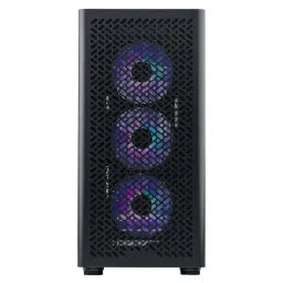 Cooler Master MasterBox 600 Mid Tower PC Casing, Tempered Glass Side Panel, FineMesh Performance Front Panel, 410mm GPU Support, USB 3.2 Gen 2, Black, 1 Year Warranty | MB600-KGNN-S00