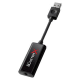 Creative Sound BlasterX G1 7.1 Portable Sound Card, Headphone Amplifier, BlasterX Acoustic Engine Pro, USB-A, 1 Year Warranty | CL-SB-G1