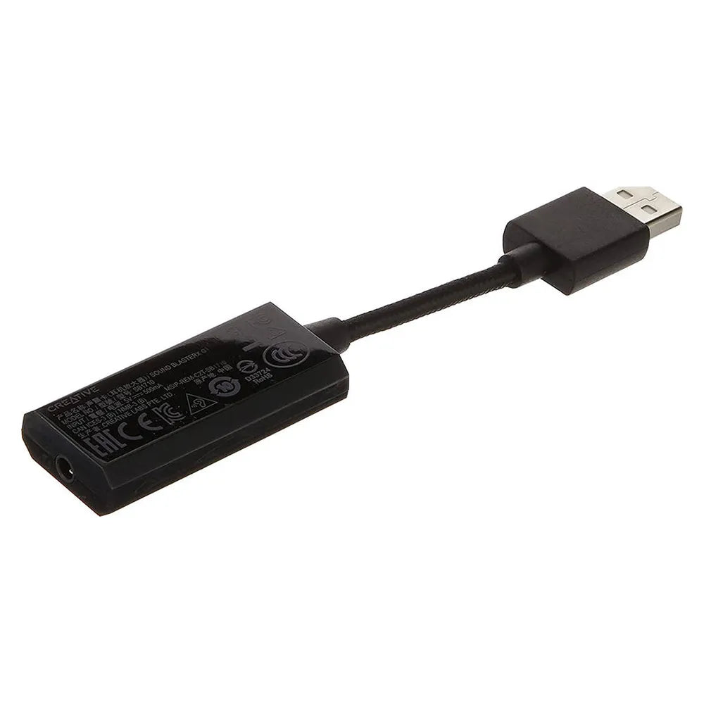 Creative Sound BlasterX G1 7.1 Portable Sound Card, Headphone Amplifier, BlasterX Acoustic Engine Pro, USB-A, 1 Year Warranty | CL-SB-G1