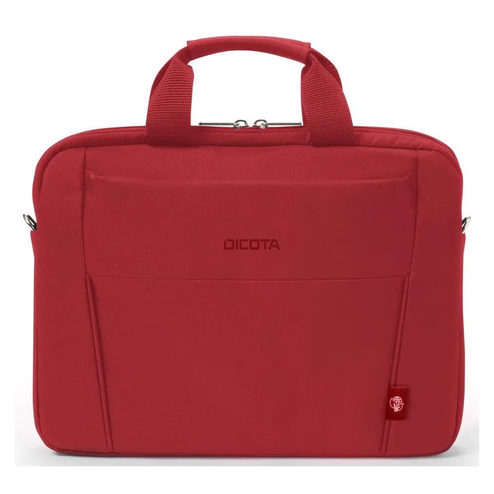حقيبة DICOTA SLIM BASE للحاسوب المحمول 13-14.1 بوصة، تحميل علوي - أحمر | D31306