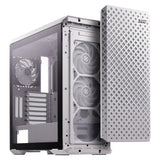 XPG Defender Pro Mid-Tower E-ATX PC Case, Tempered Glass Side Panel With Mesh Panel Design, 3 x XPG VENTO AR GB 120mm Fans, 400mm GPU Support, USB 3.0, White, 1 Year Warranty | DEFENDERPRO-WHCWW