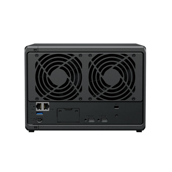 Synology DiskStation DS1525+ 5 Bay Nas Box, 3.5" or 2.5" SATA, M.2 2280 NVMe SSD, AMD Ryzen V1500B Processor, 8 GB RAM, 151.95 BTU/hr, RJ-45, USB 3.2, USB-C, 1 Year Warranty | DS1525+