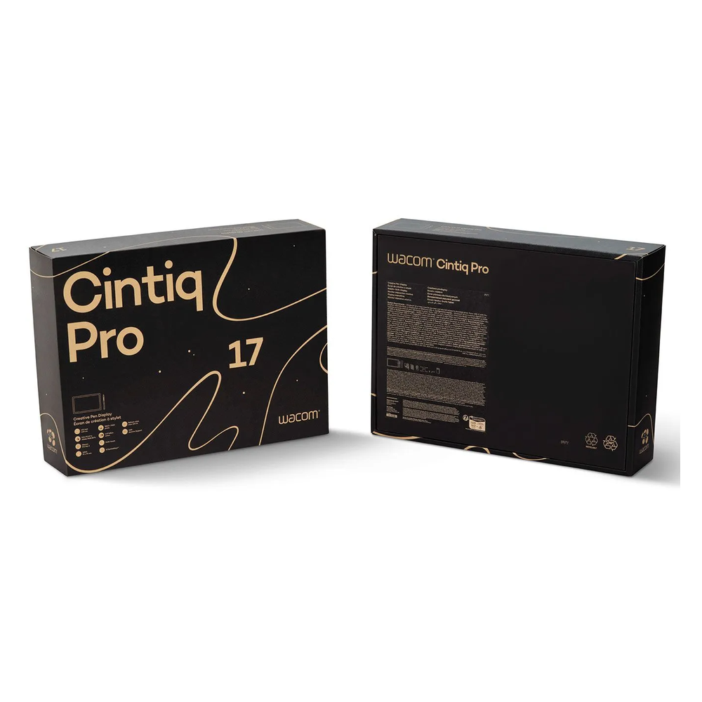 شاشة عرض القلم Wacom Cintiq Pro 17 DTH172، دقة 4K (3840 × 2160)، معدل تحديث 120 هرتز، زمن استجابة 8 مللي ثانية، USB Type-C، 8192 مستوى لضغط القلم، ضمان لمدة سنة | DTH172K0B