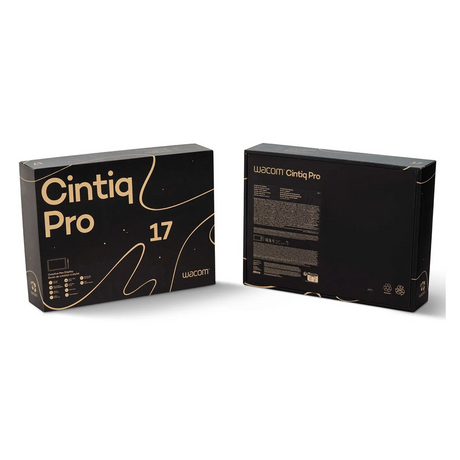 Wacom Cintiq Pro 17 DTH172 Pen Display, 4K (3840 x 2160) Resolution, 120Hz Refresh Rate, 8ms Response Time, USB Type-C, 8192 Pen Pressure Levels, 1 Year Warranty | DTH172K0B