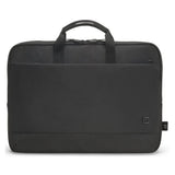 Dicota Slim Eco Motion, Fits up to 13.3" Laptops, Polyester, Water-Repellent Material, Padded Notebook Compartment, Front Accessory Storage, Rear Document Compartment, Padded Handle, Removable Adjustable Shoulder Strap, Black, 1 Year Warranty | D31868