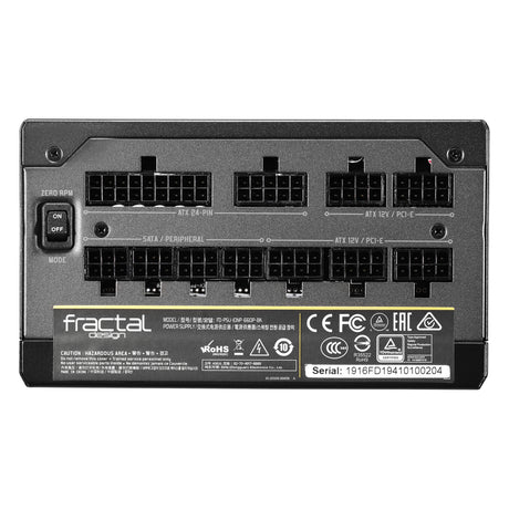 POWER SUPPLY 660W FRACTAL DESIGN PLATINUM-ION PLUS 760P | FD-PSU-IONP-660P-BK-U