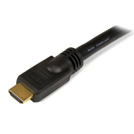 G-MAX 20M High Speed HDMI 1.4V Cable, Gold Plated Connector, RoHS Certified, PVC Jacket, Ferrite Cores, Black | GMHD20M1-4V