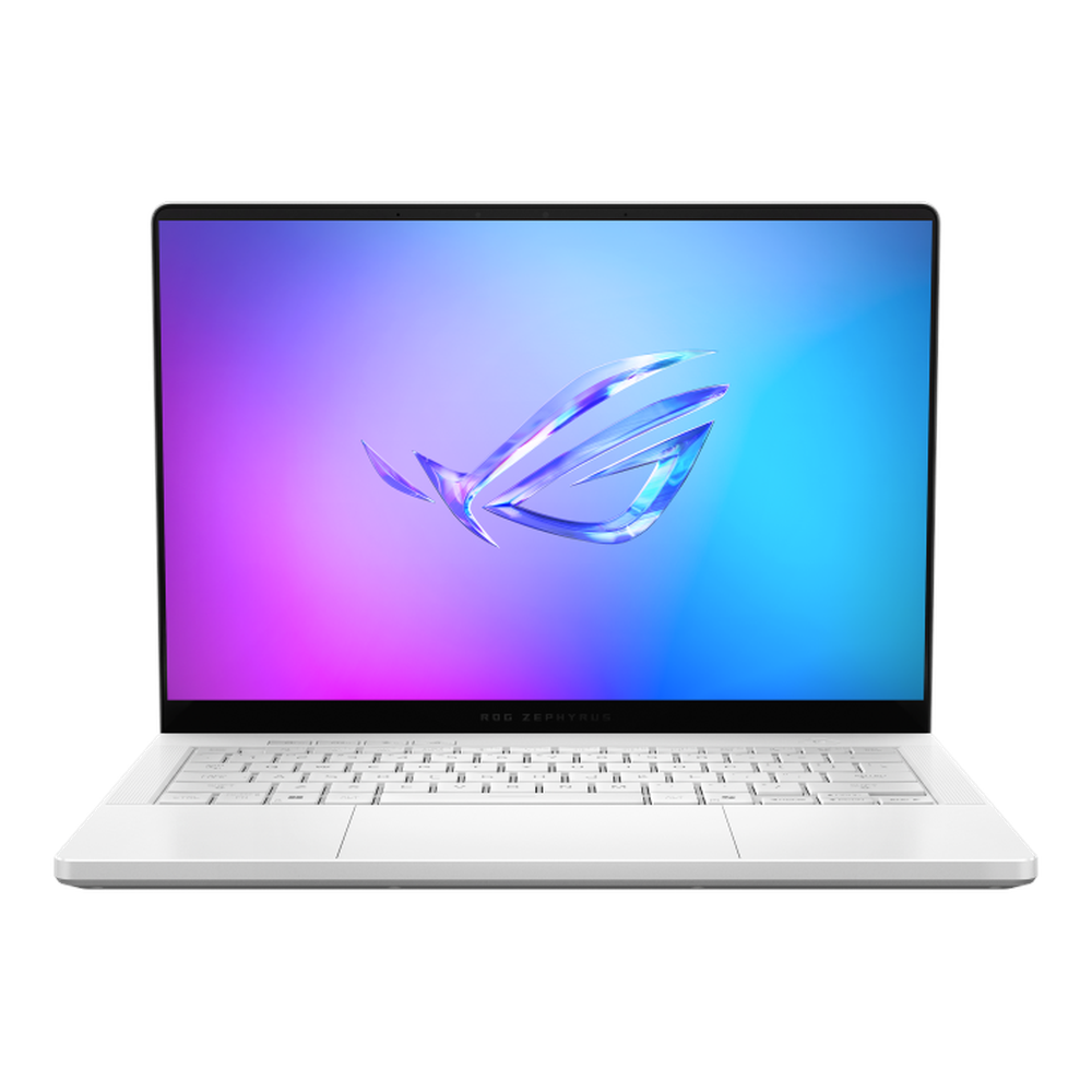Asus ROG Zephyrus G14 AMD Ryzen 9 270 Processor, 16 GB RAM, 1TB SSD, 8 GB NVIDIA RTX 5050, 14" 3K (2880 x 1800) OLED Display, Windows 11 Home, English & Arabic Keyboard, Platinum White, 1 Year Warranty | GA403UH-OLED9161W