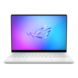 Asus ROG Zephyrus G14 AMD Ryzen AI 9 HX 370 Processor, 32 GB RAM, 1TB SSD, 8 GB NVIDIA RTX 5060, 14" 3K (2880 x 1800) OLED,Display, Windows 11 Home, English & Arabic Keyboard, Platinum White, 1 Year Warranty | GA403WM-AI-OLED-321W