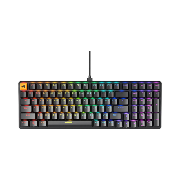 Glorious GMMK 2 96% AR GB Mechanical Gaming Keyboard, Wired - Detachable Type-C, Glorious Fox Linear Switches, 5-Pin Hotswapable Switches, Black, 1 Year Warranty | GLO-GMMK2-96-FOX-B