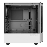صندوق كمبيوتر Gamemax Paladin T801 AR GB ATX، لوحة جانبية من الزجاج المقوى، مروحة AR GB Rainbow مقاس 12 سم، يدعم بطاقات الرسوميات حتى 360 مم، USB 3.1 Gen 1، أبيض، ضمان سنة واحدة | GM-T801-PAL-WH