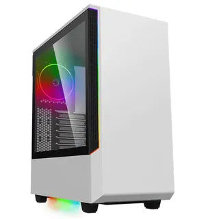 Corsair 3500X Mid Tower PC Casing, Wraparound Tempered Glass, 425mm GPU Support, USB 3.2 Gen 2, Black, 1 Year Warranty | CC-9011276-WW