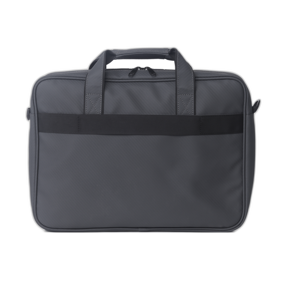 Genuine Executive Topload Laptop Bag, Fits up to 16” Laptops, Premium Polyester Material, Water-Resistant Fabric, Dual Main Compartments, Carry Strap, Grey, 1 Year Warranty | GN-B200904GR