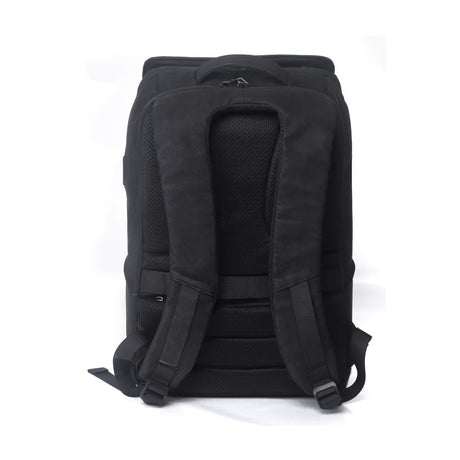 Genuine Trend Laptop Backpack, Fits up to 16” Laptops, High-Quality Polyester, Water-Resistant Build, Type-C USB Port, Carry Strap, Clean Front Design, Black, 1 Year Warranty | GN-B230642BK