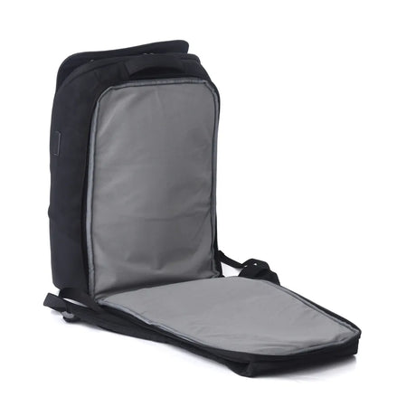 Genuine Trend Laptop Backpack, Fits up to 16” Laptops, High-Quality Polyester, Water-Resistant Build, Type-C USB Port, Carry Strap, Clean Front Design, Black, 1 Year Warranty | GN-B230642BK