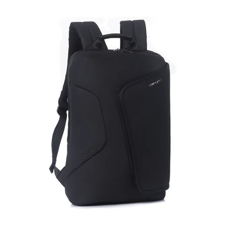 Genuine Rock Laptop Backpack, Fits up to 16” Laptops, High-Quality Polyester, Water-Resistant Fabric, Carry Strap, Black, 1 Year Warranty | GN-B230817BK