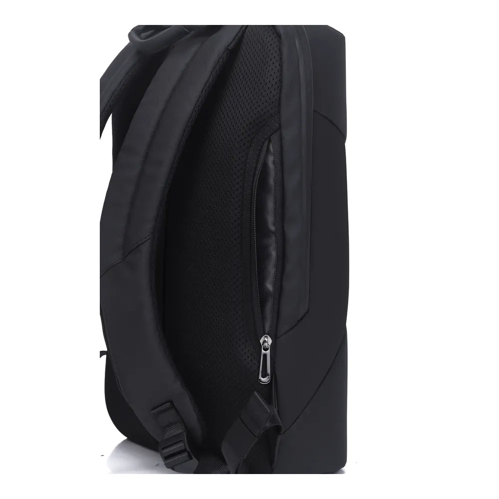 Genuine Rock Laptop Backpack, Fits up to 16” Laptops, High-Quality Polyester, Water-Resistant Fabric, Carry Strap, Black, 1 Year Warranty | GN-B230817BK