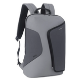 Genuine Rock Laptop Backpack, Fits up to 16” Laptops, High-Quality Polyester, Water-Resistant Fabric, Carry Strap, Grey, 1 Year Warranty | GN-B230817GR