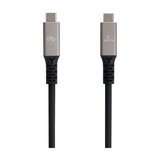 Genuine USB4 Type-C to C Cable, Cable Length 3M, 240W, 40Gps Data Transfer Speed, Aluminium Gray, 1 Year Warranty | GN-USB4-3M-AL