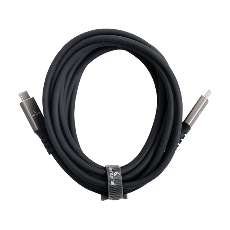 Genuine USB4 Type-C to C Cable, Cable Length 3M, 240W, 40Gps Data Transfer Speed, Aluminium Gray, 1 Year Warranty | GN-USB4-3M-AL