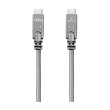 كابل USB 3.2 Gen2 أصلي، طول الكابل 3 متر، 100 واط، سرعة نقل بيانات 10 جيجابت في الثانية، رمادي، ضمان سنة واحدة | GN-USBC3M-GR